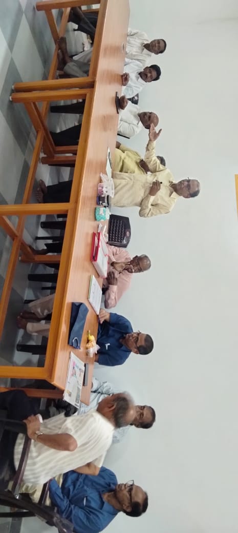 The President Dr. Jayanth Kumar Garu speaking about steps to be taken to cover and to maintain future expenses .jpeg